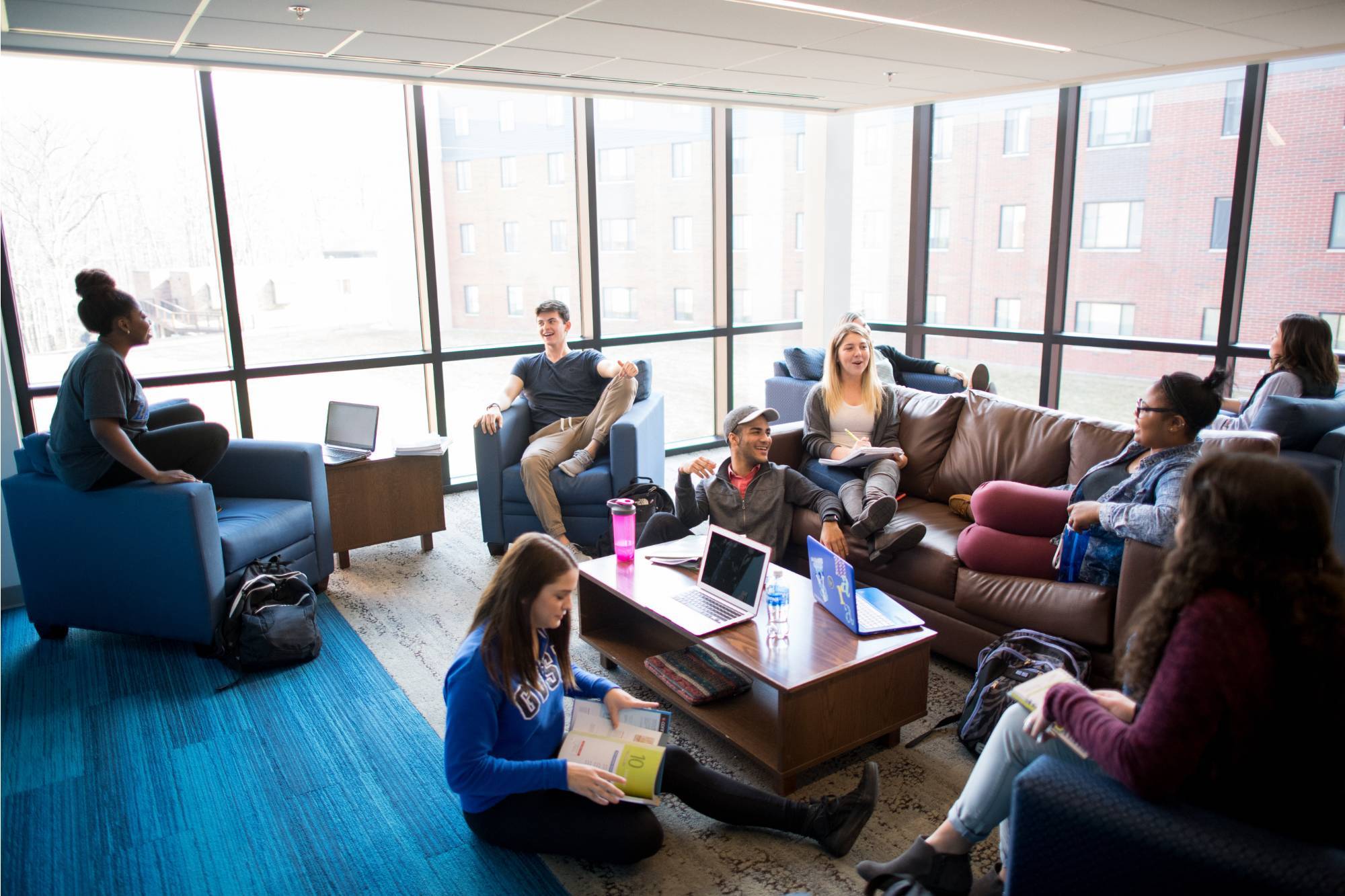 Holton-Hooker study lounge.